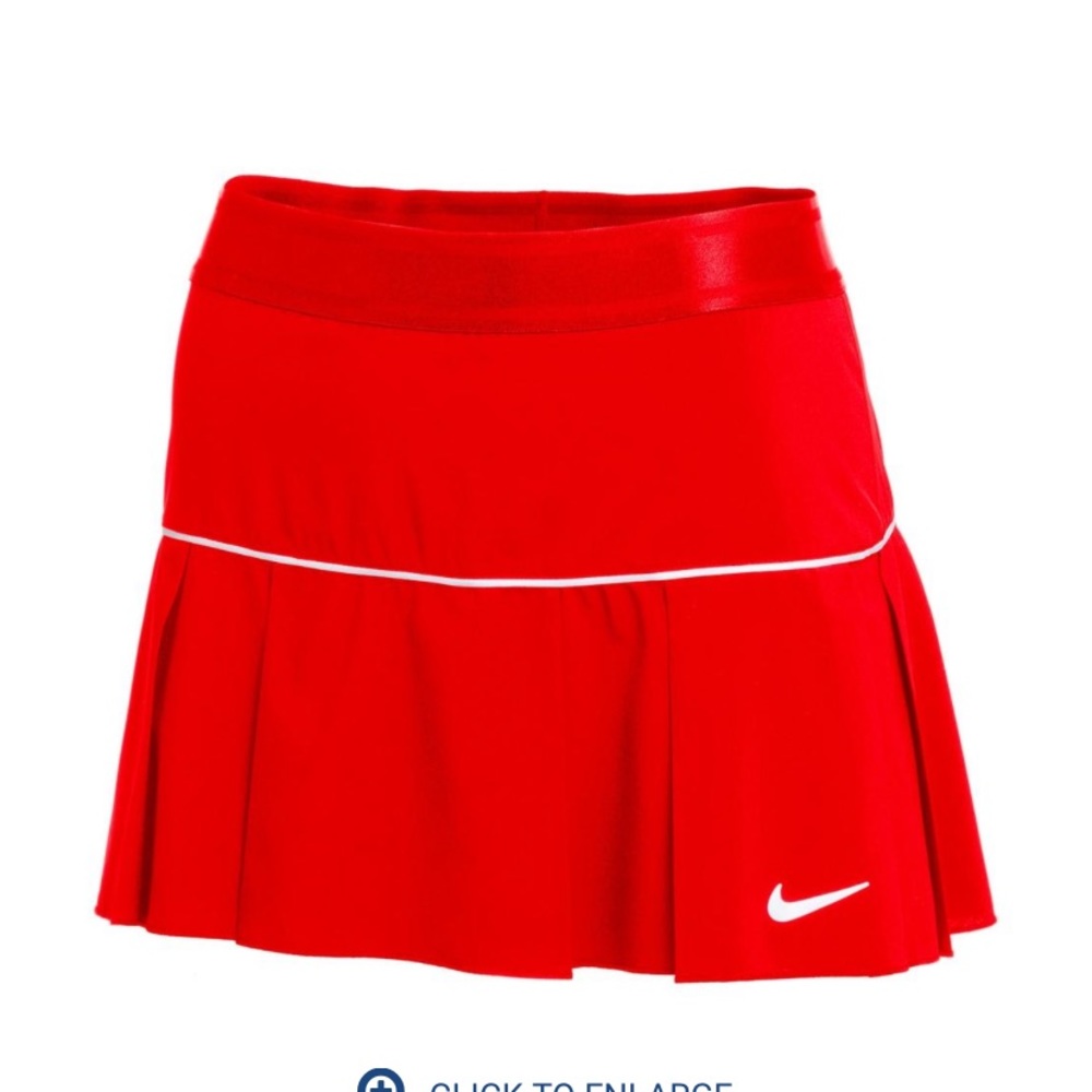 Nike victory red tennis skort medium